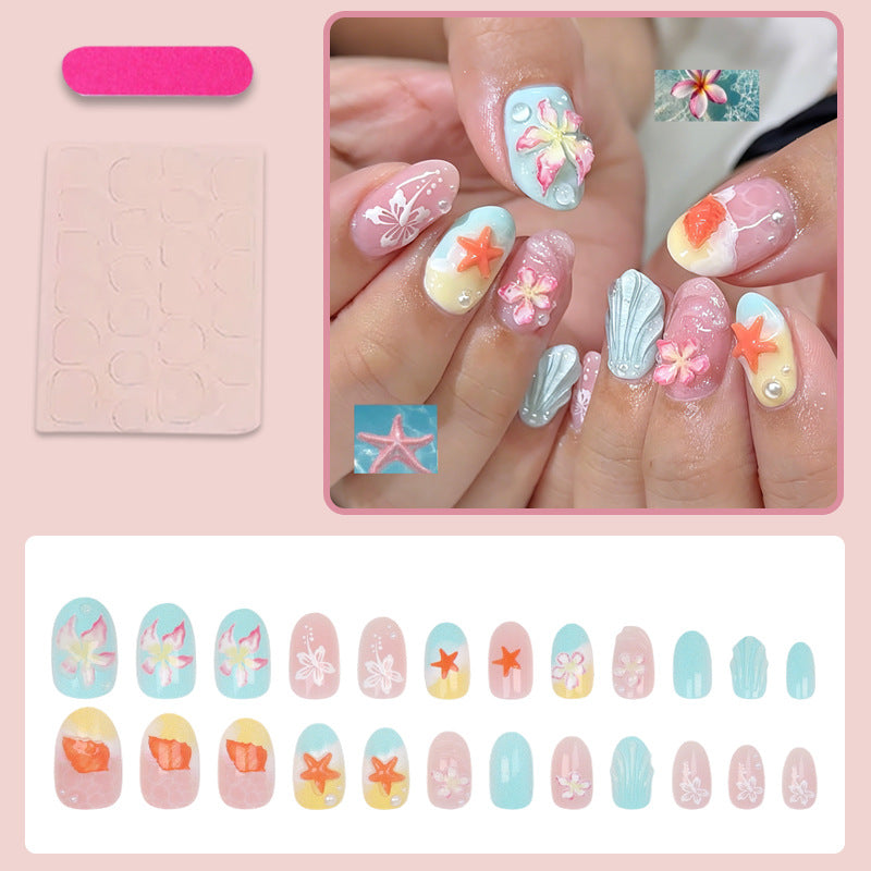 Maritime Artificial Nail Set Stornfield
