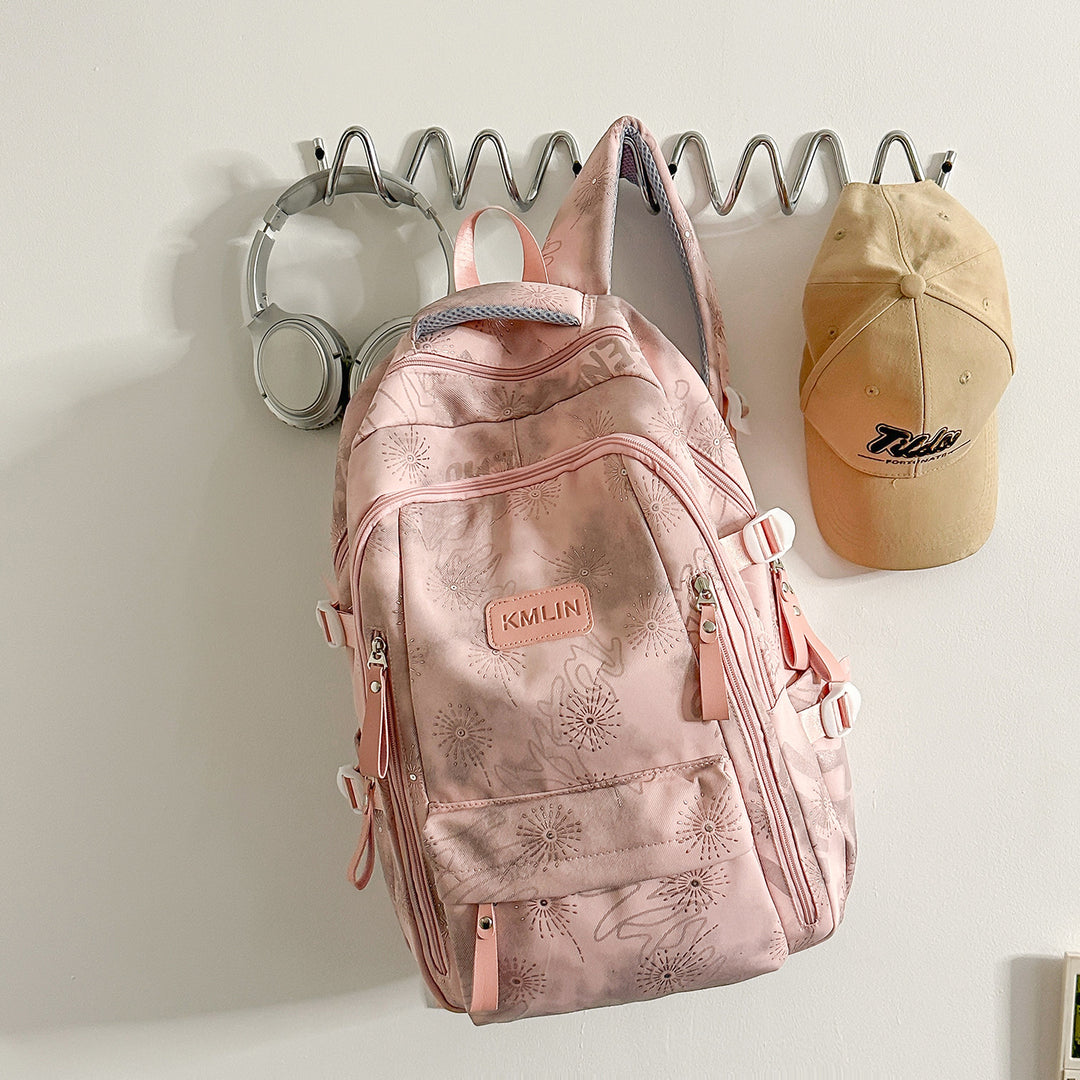 Versatile Floral-Embroidered Backpack Stornfield