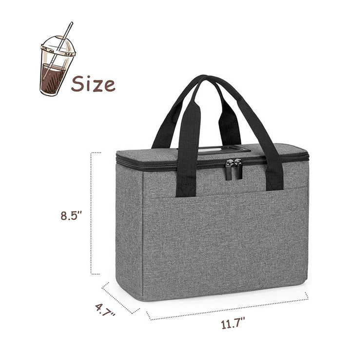 Women's cooler bag with insulated compartments and practical carrying handle Stornfield