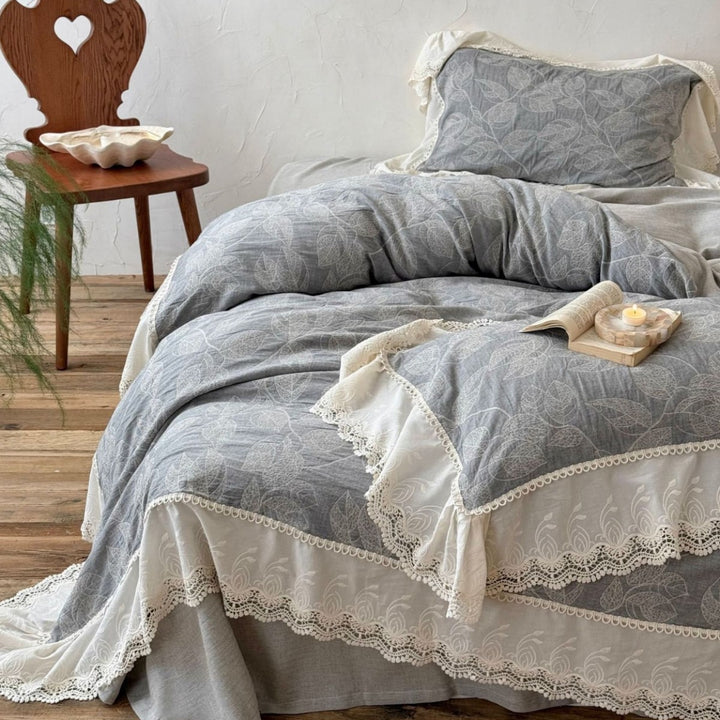 Cotton‑Linen Bedding Set