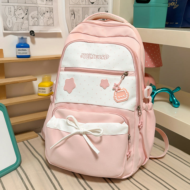 Charming Decorative Star-Embellished Backpack Stornfield
