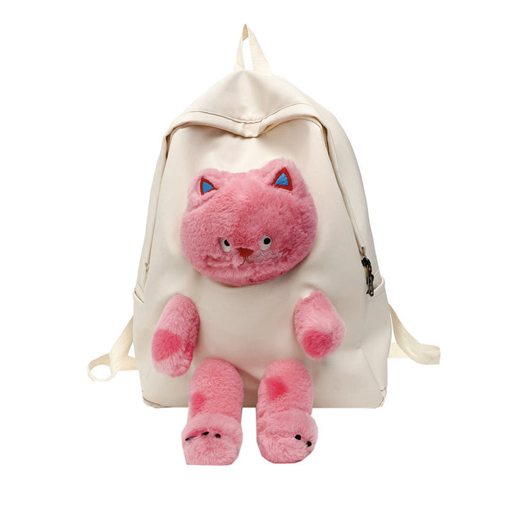 Plush Cartoon Animal Backpack