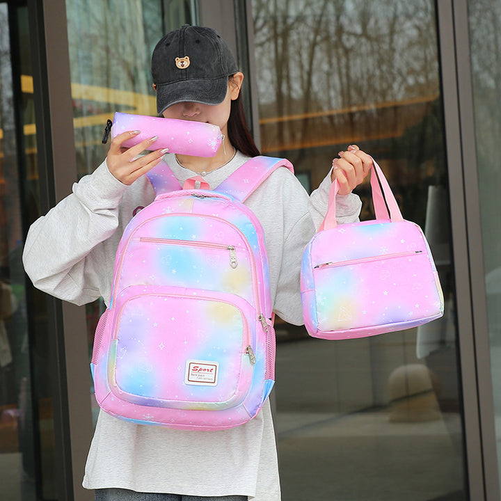 School backpack with breathable back panel and adjustable shoulder straps Stornfield