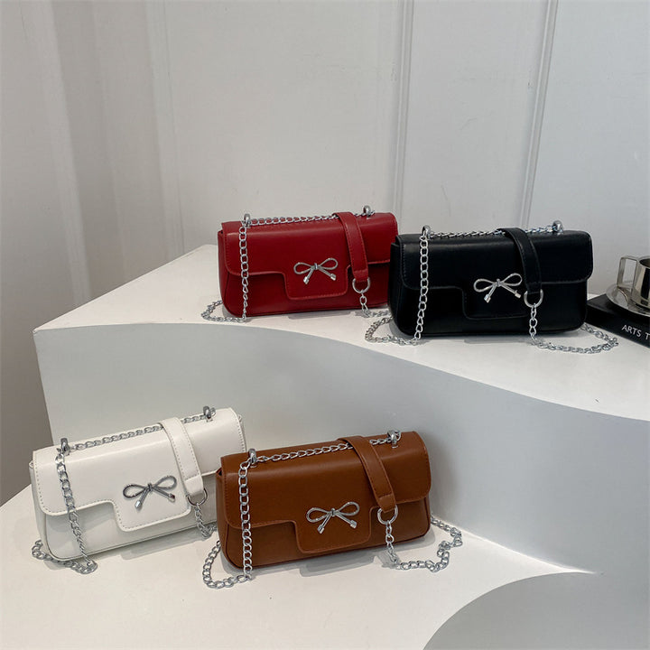 Elegant Bow Accent Crossbody Bag Stornfield