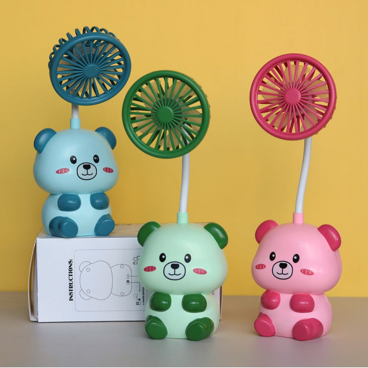 Unisex Cute Mini Hand Fan with Flexible Head Stornfield