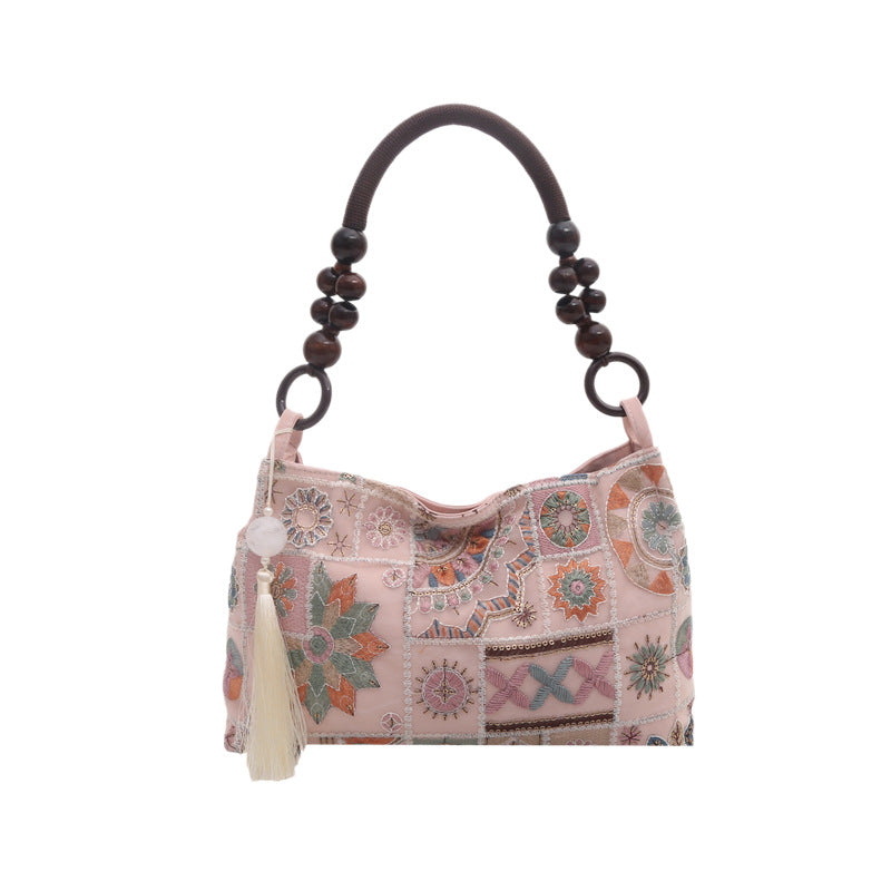 Artistic Patchwork Handbag