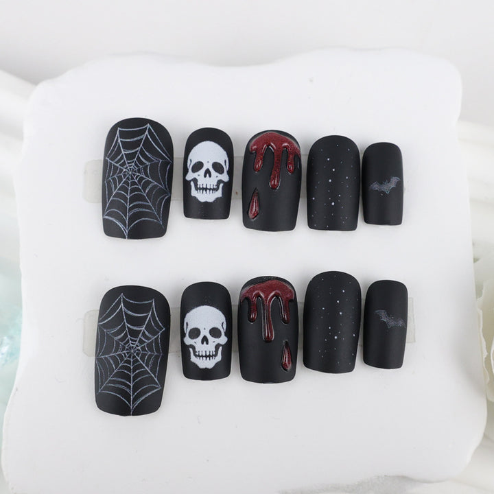Halloween Artificial Nail Set with Creepy Designs Stornfield