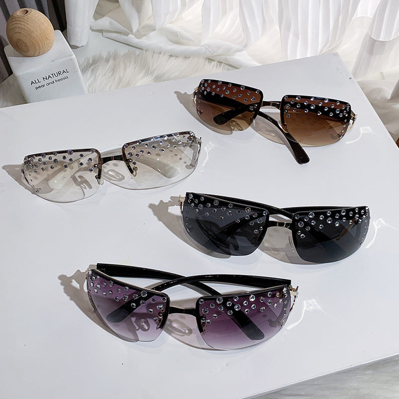 Women's Glamorous Sunglasses with Glitter Accents Stornfield