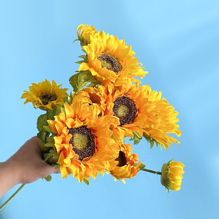 Realistic Decorative Sunflower Stem