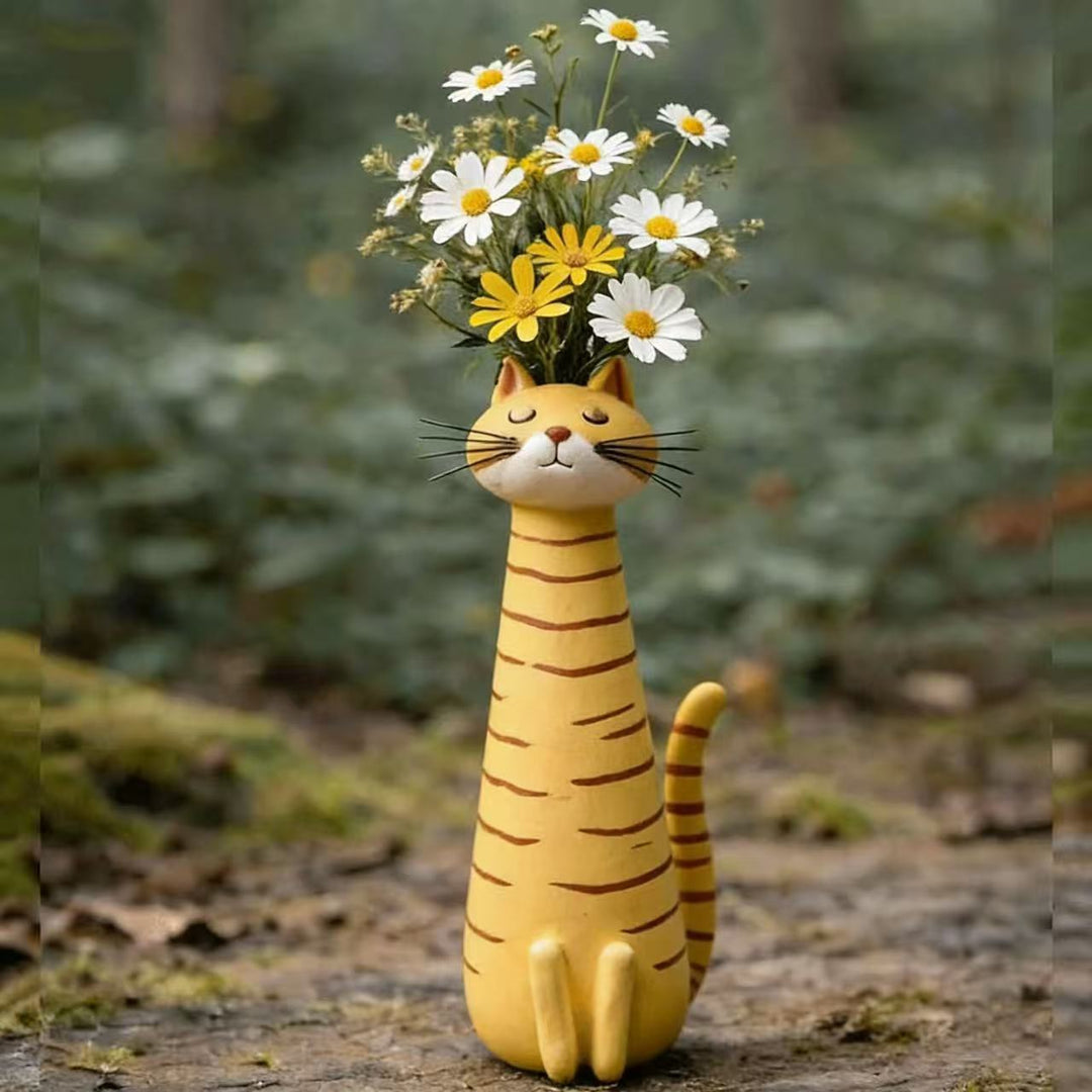 Decorative cat figurine in elegant style Stornfield