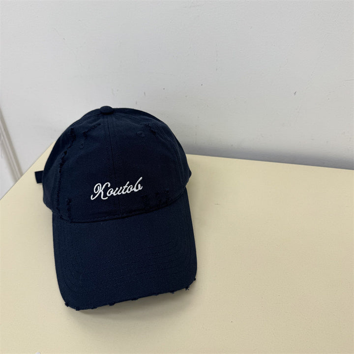 Men's Distressed Cotton Baseball Cap Stornfield 1783921814