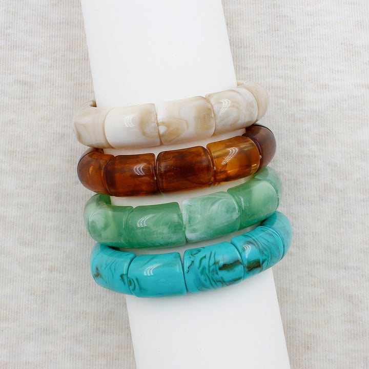 Geometric Resin Bangle Stornfield