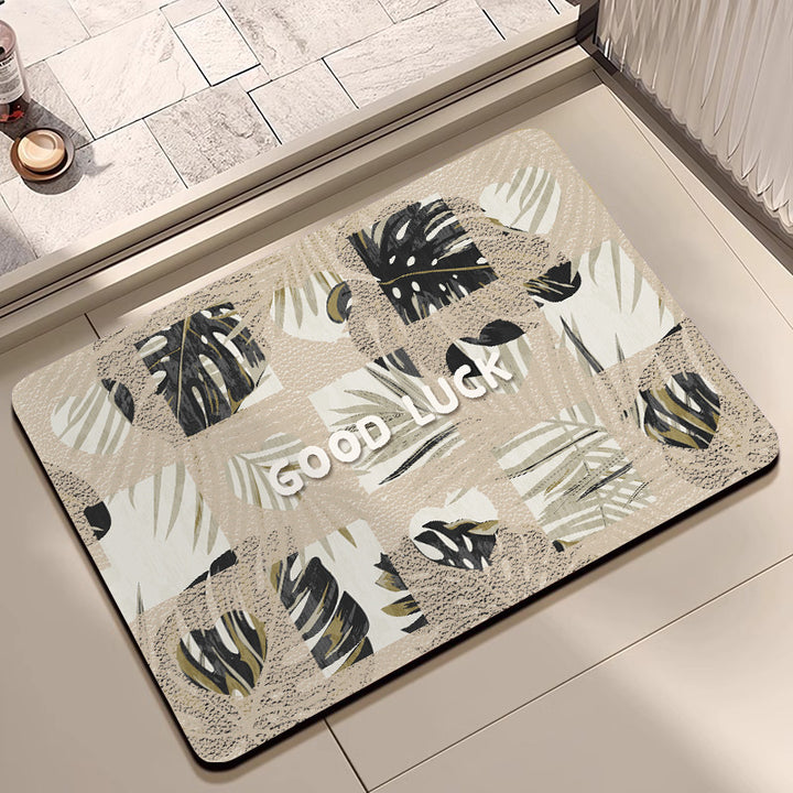 Decorative Motivational Bath Mat Stornfield