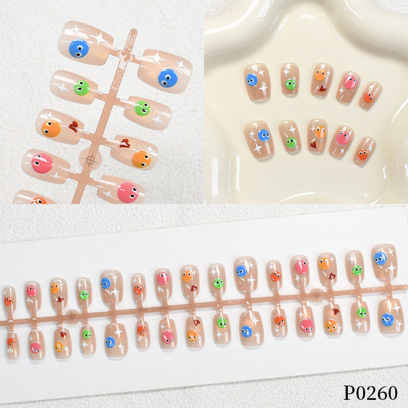 Playful Cartoon Fish Design Press-On Nail Set Stornfield