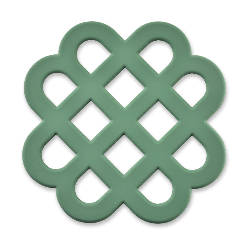 Heat-resistant silicone coaster with decorative design Stornfield