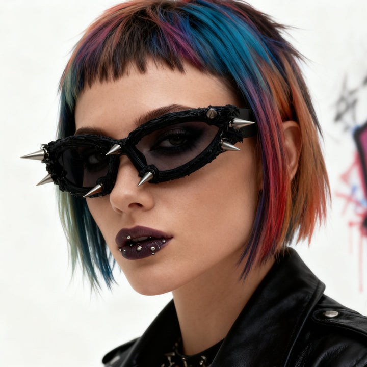 Women's extravagant fashion sunglasses with unique spikes design Stornfield