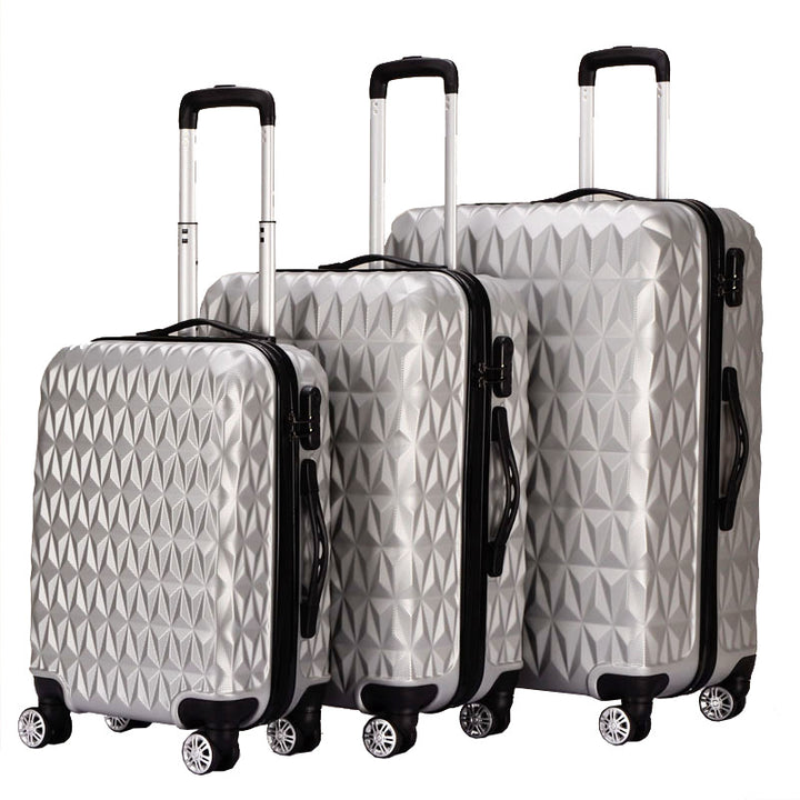 Unisex Textured Hard Shell Cabin Suitcase Stornfield