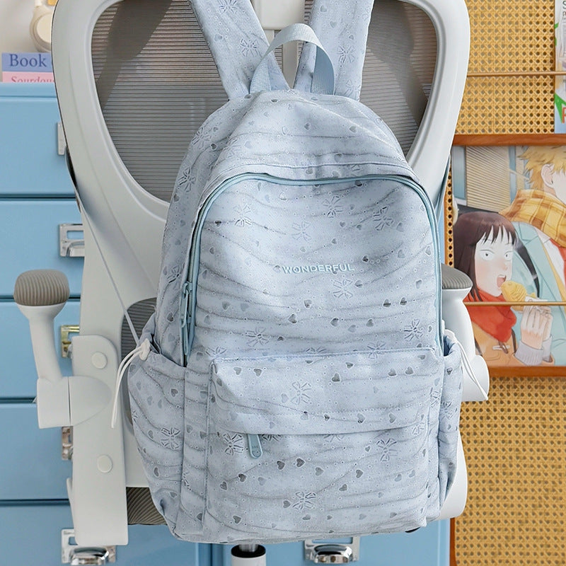 Stylish Heart Pattern Backpack Stornfield