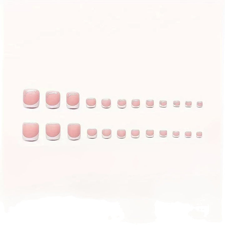 Stylish French Tip Nail Enhancements Stornfield