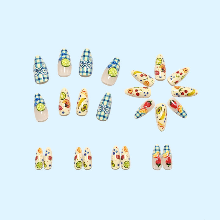 Creative Nail Design Set with Fruit Motifs Stornfield