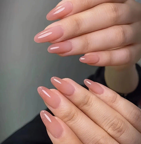 Premium Glossy Almond-Shaped Nail Art Extensions Stornfield