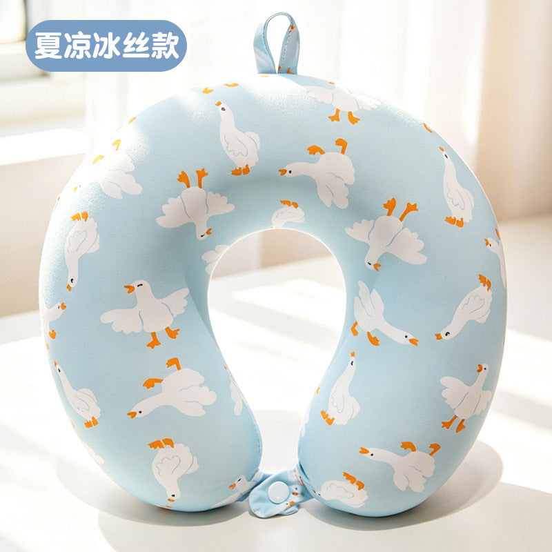 Ergonomic neck pillow with floral design Stornfield
