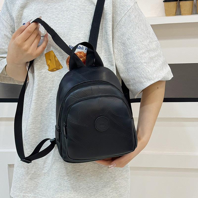 Compact Textured Backpack Stornfield