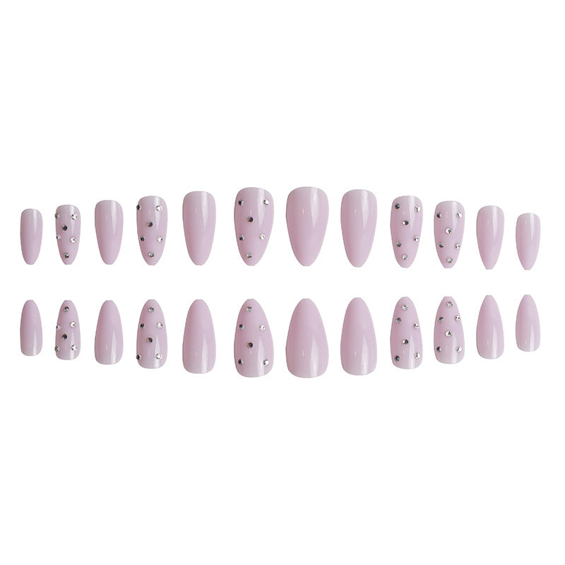 Elegant Glittery Press-On Nail Set Stornfield