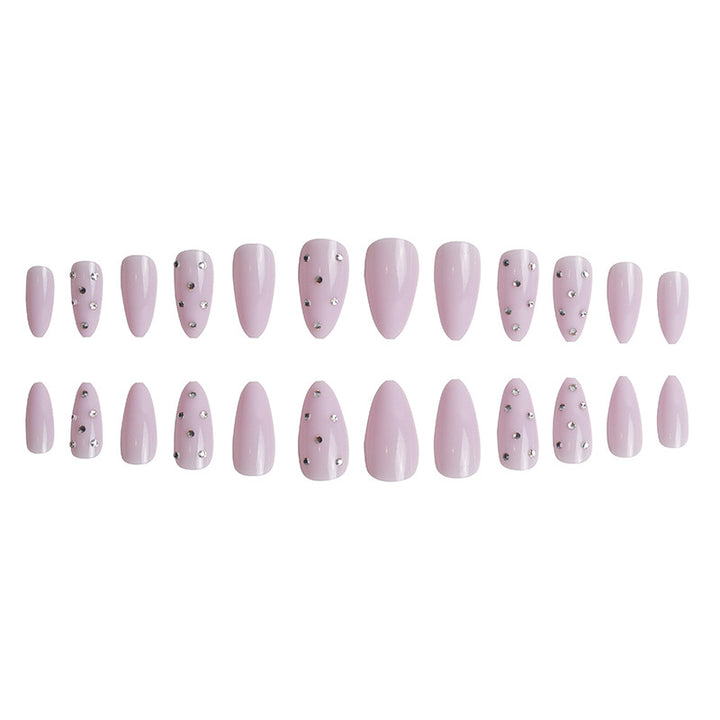 Elegant Glittery Press-On Nail Set Stornfield