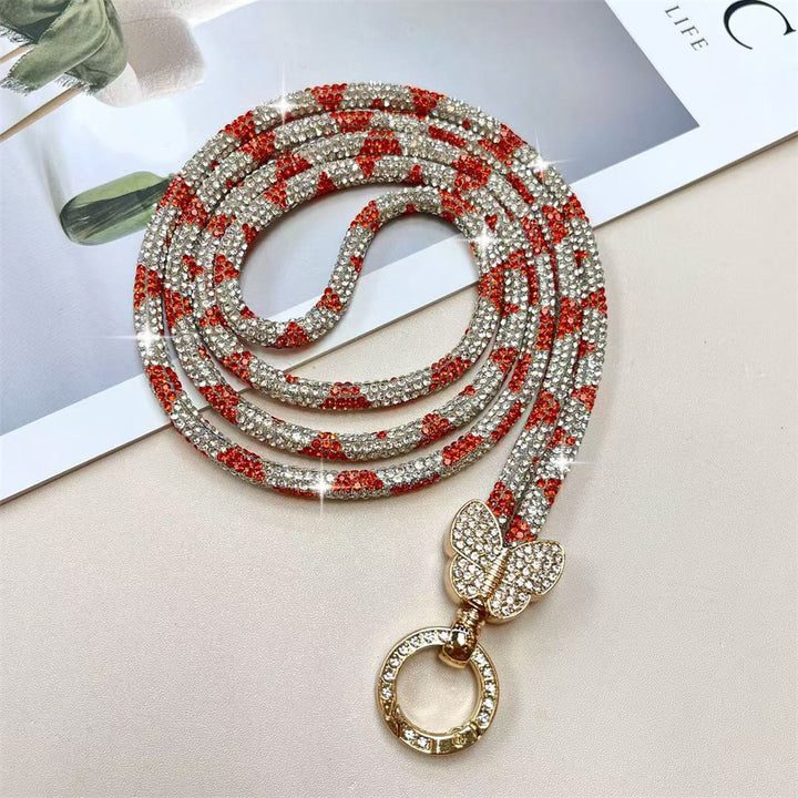 Rhinestone Encrusted Phone Lanyard Stornfield