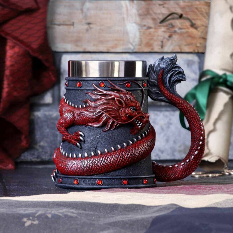 Dragon-Themed Decorative Goblet