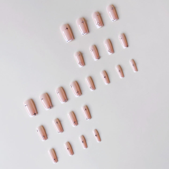 Artificial nail tips with elegant French tips Stornfield