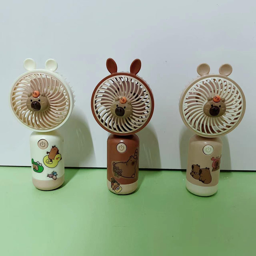 Unisex Portable Hand Fan in Cute Animal Design Stornfield