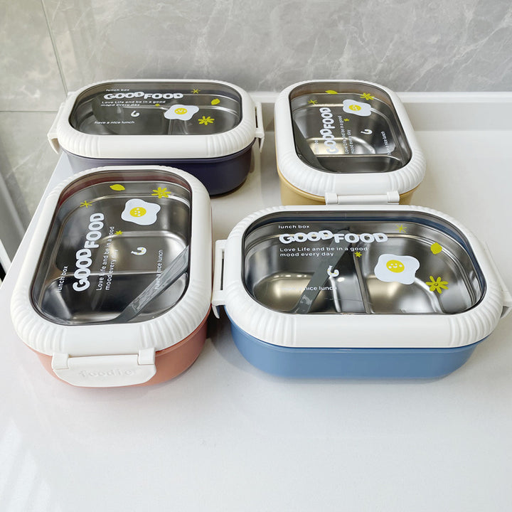 Dual-Compartment Food Storage Container