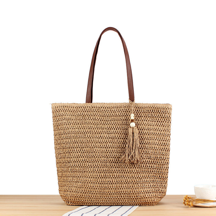 Handcrafted Beach Bag with Adjustable Straps Stornfield