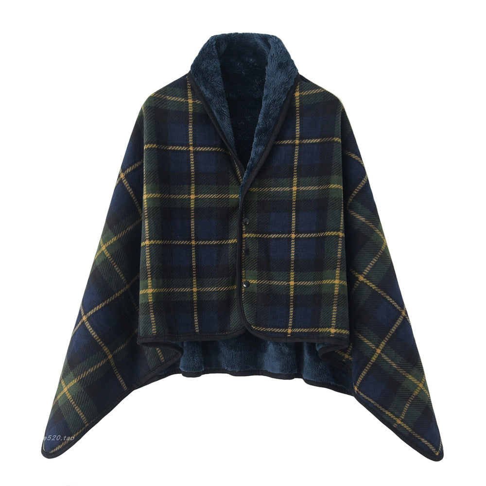 Ladies' wrap blanket made of cozy wool blend Stornfield