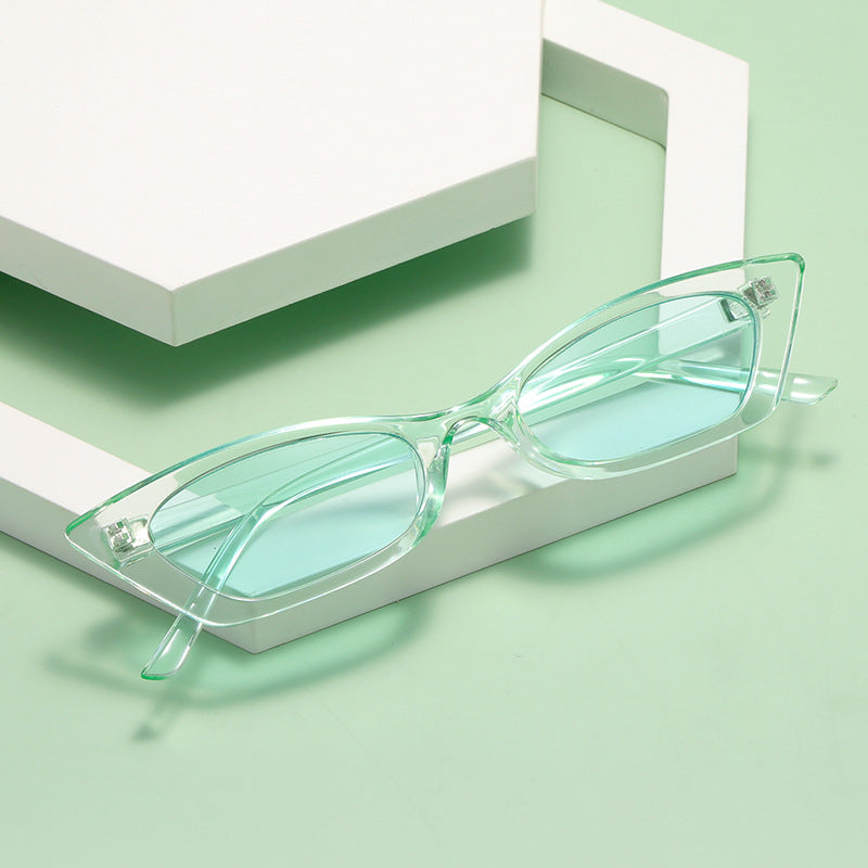 Women's fashionable cat-eye sunglasses with transparent frame Stornfield