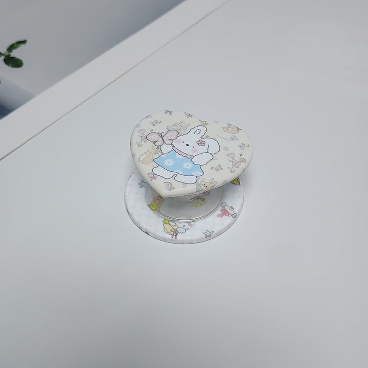 Heart-Shaped Character Phone Grip Stornfield