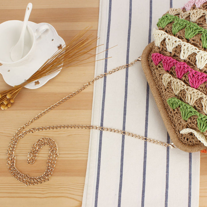 Shoulder bag with colorful woven pattern Stornfield