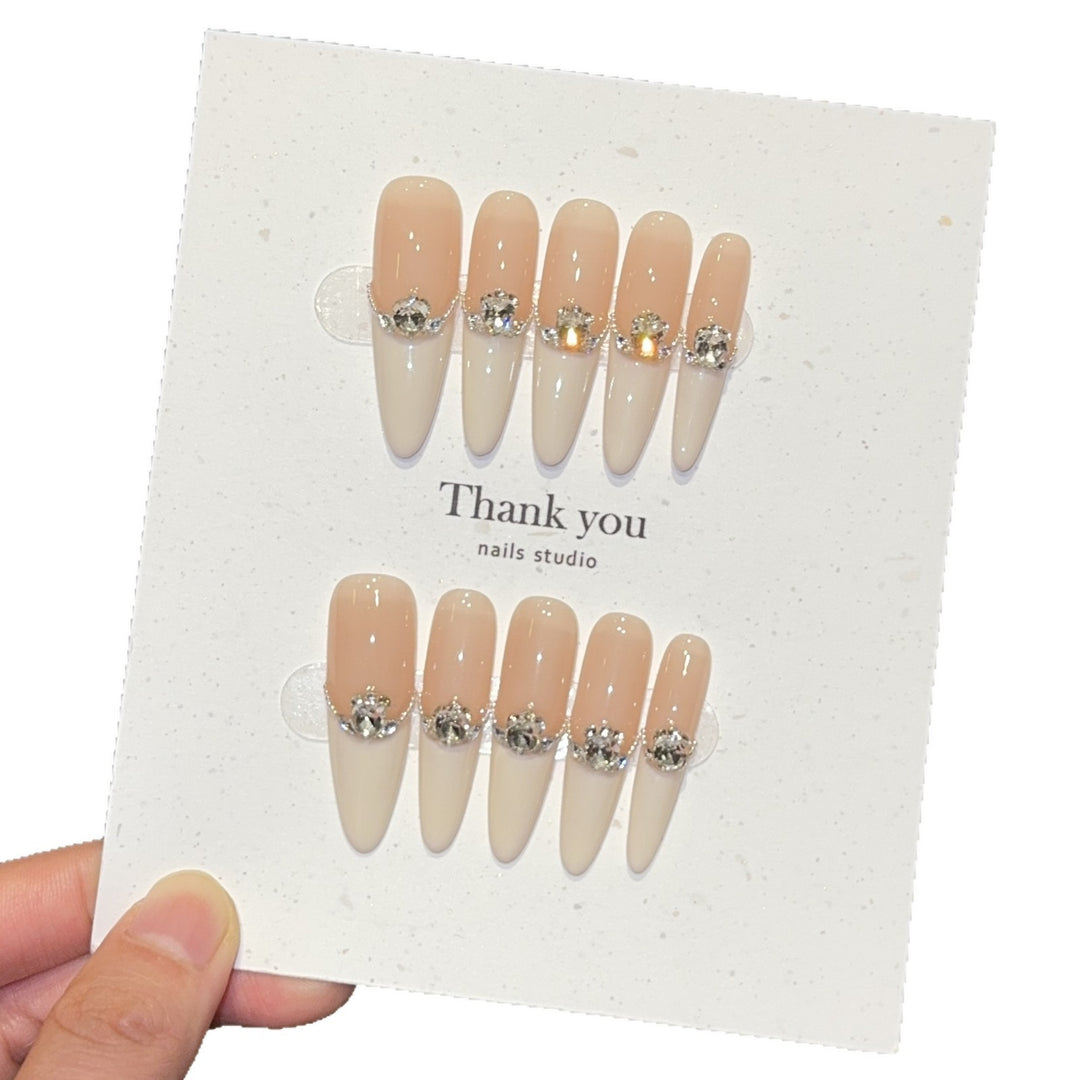 Elegant Decorated Artificial Nail Set Stornfield