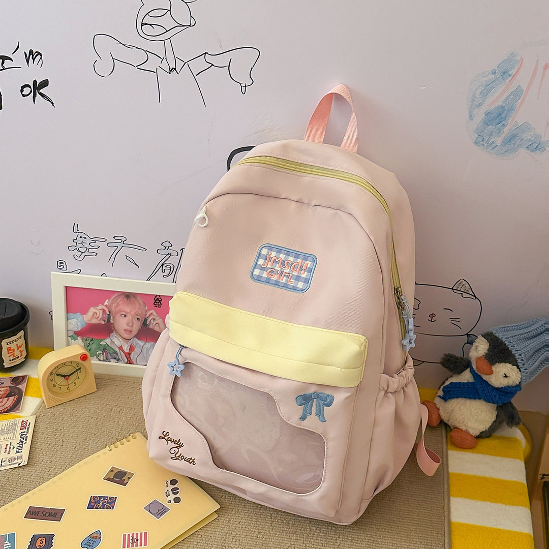 Cute Cartoon-Embellished Mini Backpack Stornfield