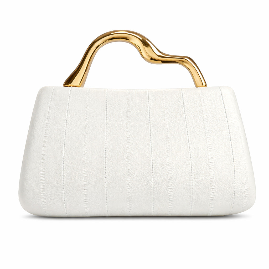 Structured Leather Handbag