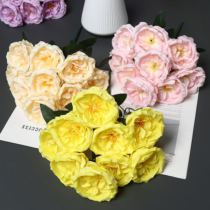 Decorative Artificial Flower Bouquet for Home Display
