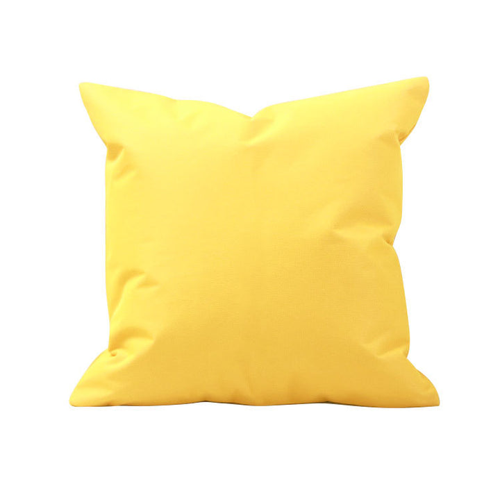 Square Water-Resistant Outdoor Patio Throw Pillow with Hidden Zipper