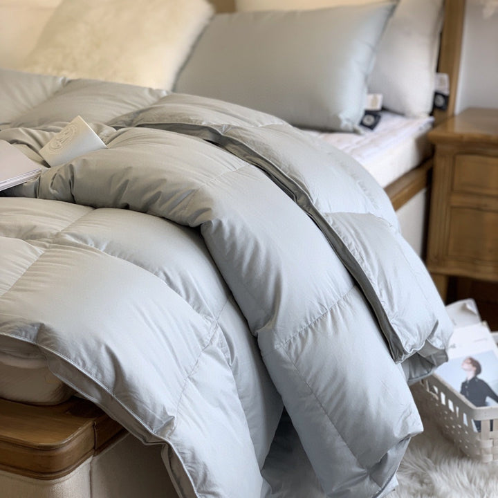 quilted cassette comforter in down look