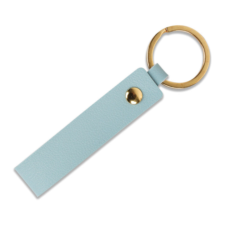 Unisex keychain with stylish faux leather design Kalsten