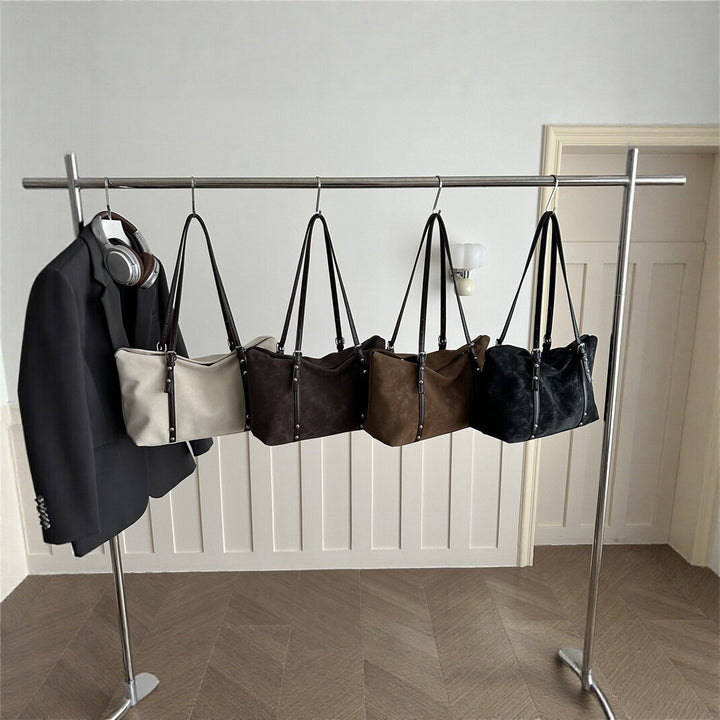 Elegant Suede Tote Bag