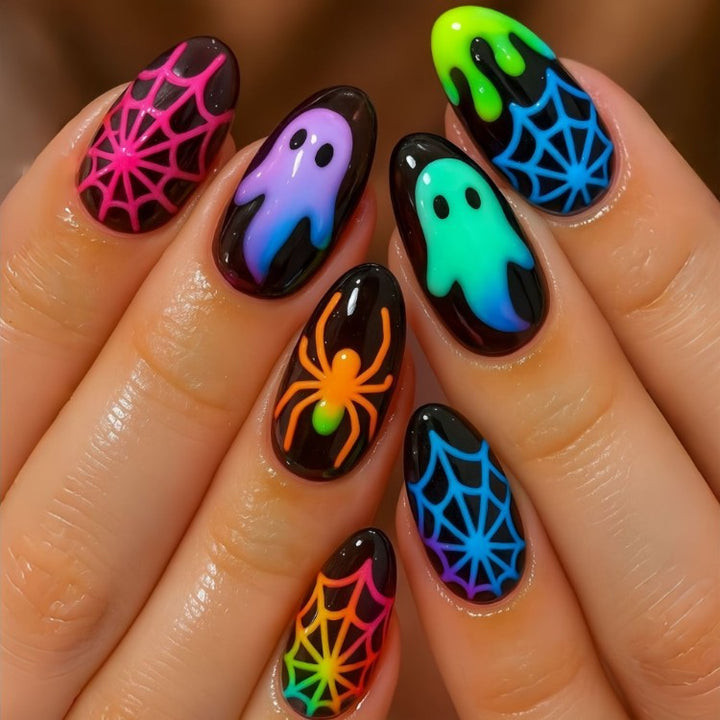 Halloween-Themed Nail Art Set Stornfield
