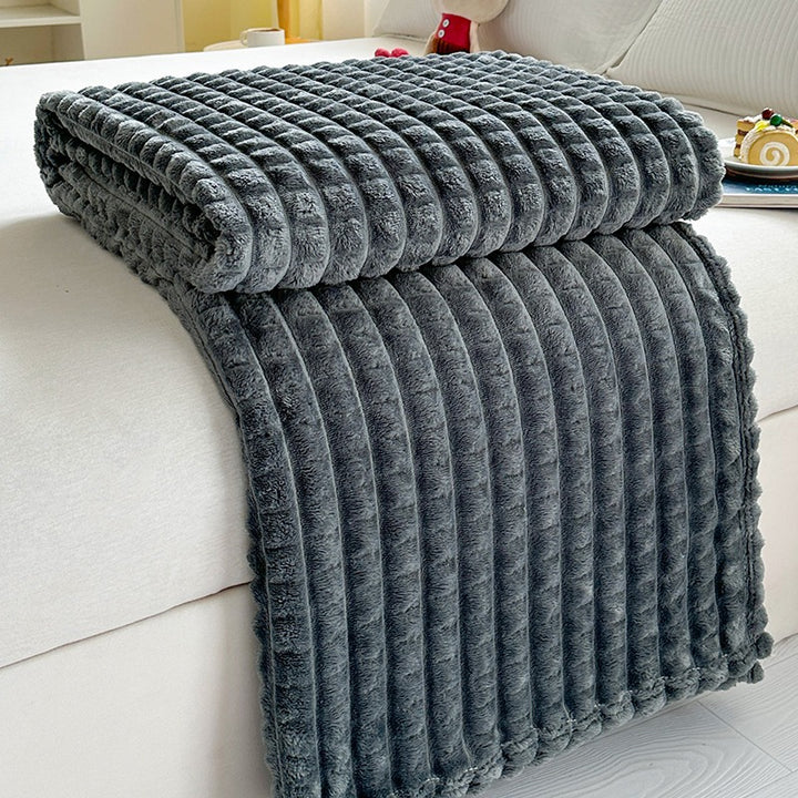 Ridge Textured Throw Blanket Stornfield