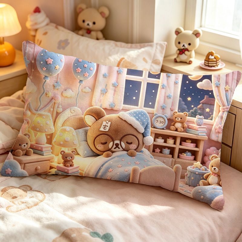 Adorable Cartoon Character Decorative Pillow